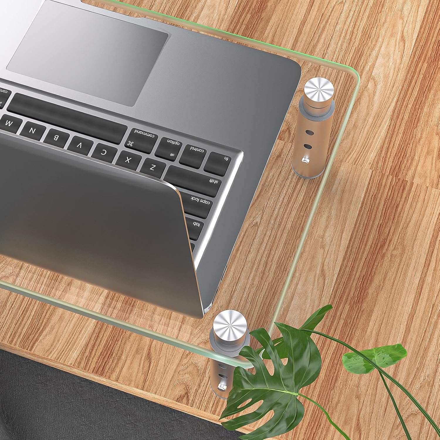 image:imageHemudu Monitor Stand 3 Adjustable Height Monitor Riser Computer Monitor Stand Desktop Organizer Monitor Stand Riser for PC Computer Laptop Clear1 Pcs computer monitor stand