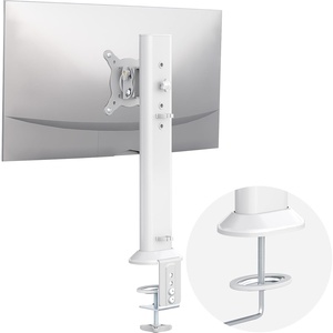 image:imageHemudu Single Desk Monitor Arm Mount Stand Fit for 13 inch to 32 inch Flat Curved Computer Screen with Swivel Height Adjustable RotationHolds up to 77lbs White1332 inches