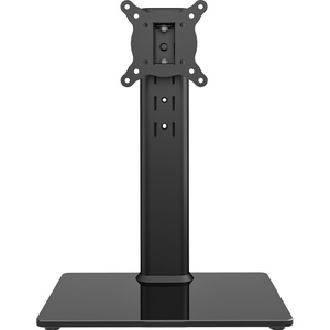image:imageUniversal Swivel TV StandBase Table Top TV Stand for 13 to 32 inch TVs with 100 Degree Swivel 4 Level Height Adjustable Heavy Duty Tempered Glass Base Holds up to 77lbs HT07B0011332 HT07B001