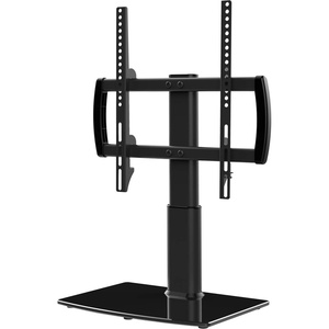 image:imageUniversal Tabletop TV Stand with Wall Mount for 32 to 70 inch 4 Level Height Adjustable Heavy Duty Tempered Glass Base Holds up to 110lbs Screens HT03B002Small